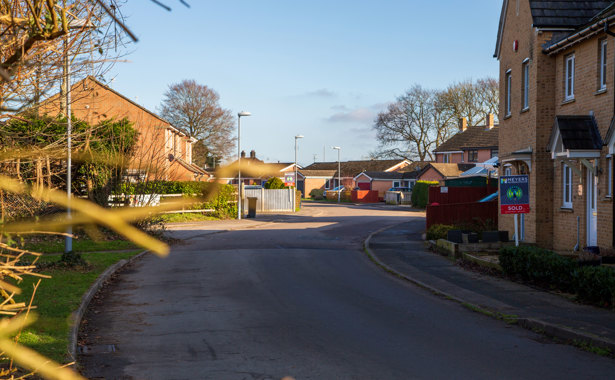 Residential area in Crossways